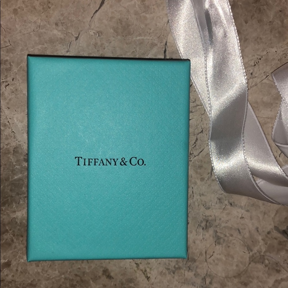 Tiffany love heart earrings brand new